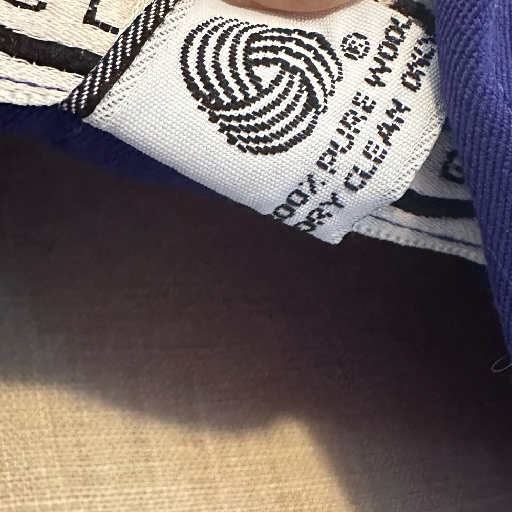 Vintage Vidal Sassoon Clothing Long Purple Blue B… - image 7